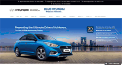 Desktop Screenshot of bluehyundai.co.in